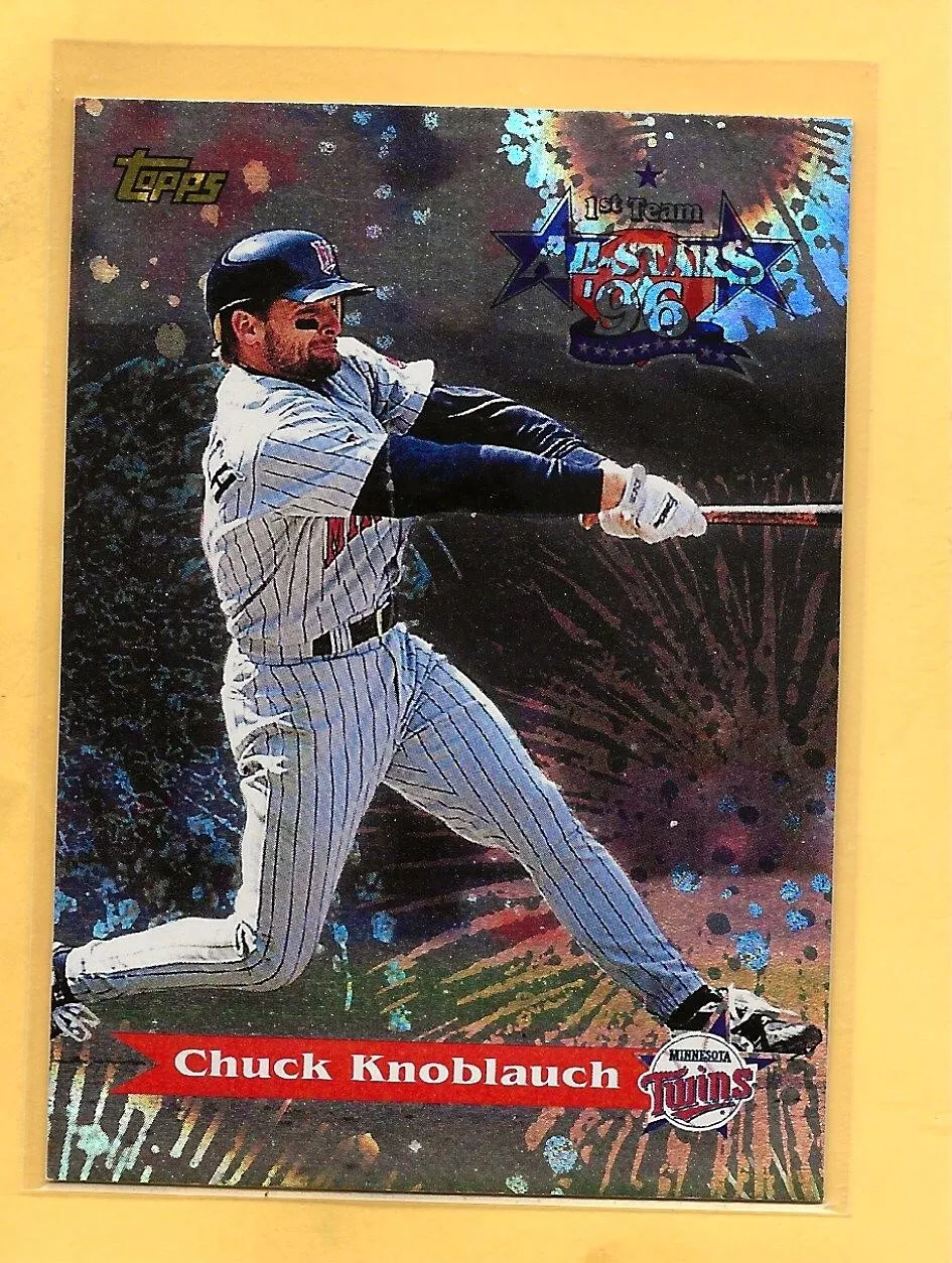 CHUCK KNOBLAUCH - 1997 Topps "All-Stars '96" - #AS5 - Twins