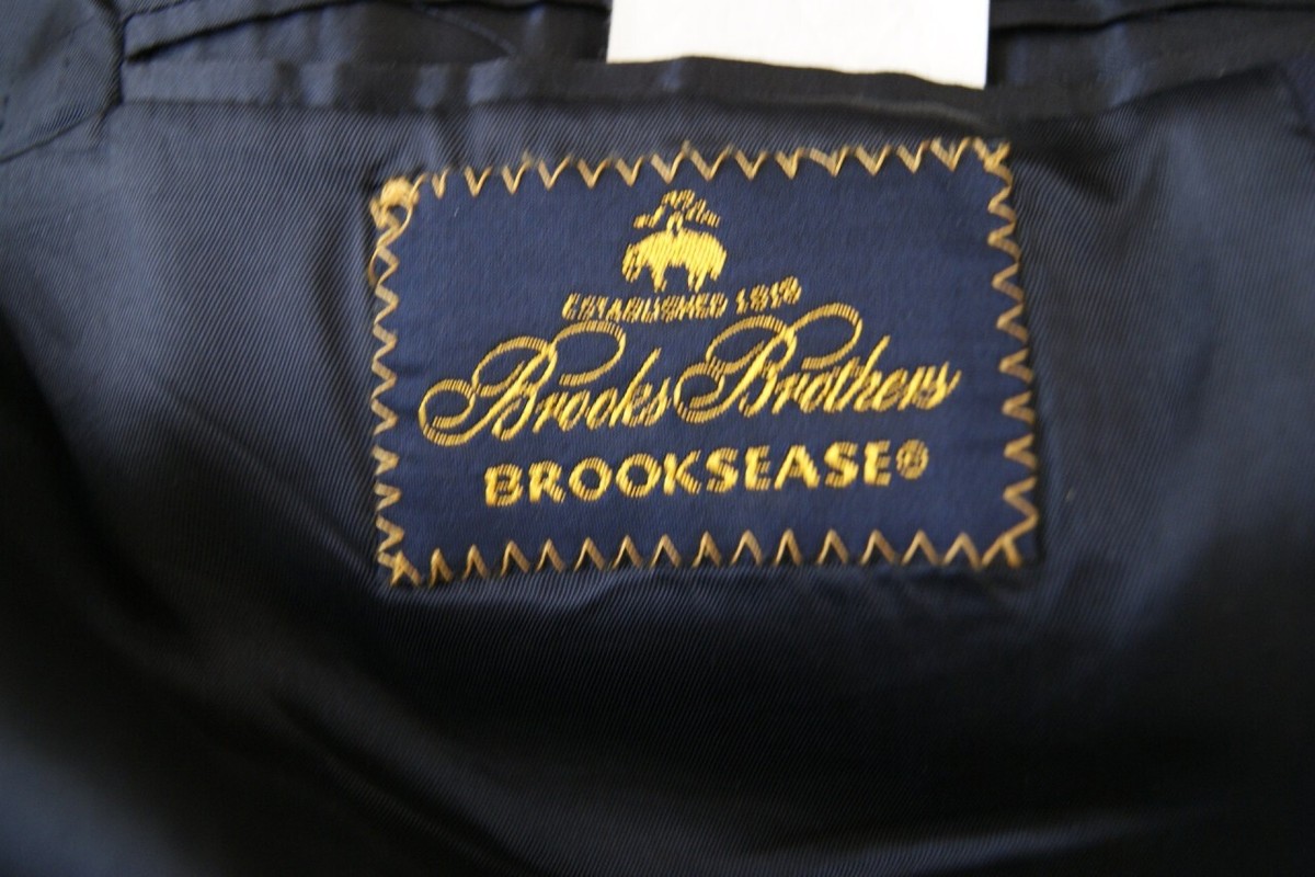 BROOKS BROTHERS NAVY BROOKEASE BLUE JACKET 43 R | eBay