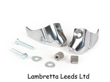 CASA LAMBRETTA  LEG SHIELD SHARKS TEETH & FIXINGS. LAMBRETTA GP DL. C309 - NEW