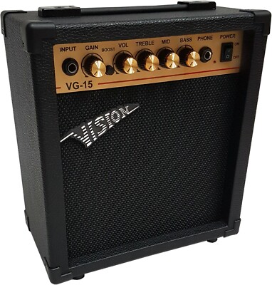 E GITARREN VERSTÄRKER TRANSISTOR GOLDEN LINE 25 WATT 4 KANÄLE DISTORTION - XXXXX