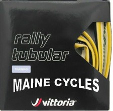 Vittoria Rally tubular 700 x 25 black tan gum  USA BASED