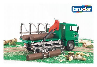 Bruder Camion Trasporto Tronchi scala 1:16 MAN 02769
