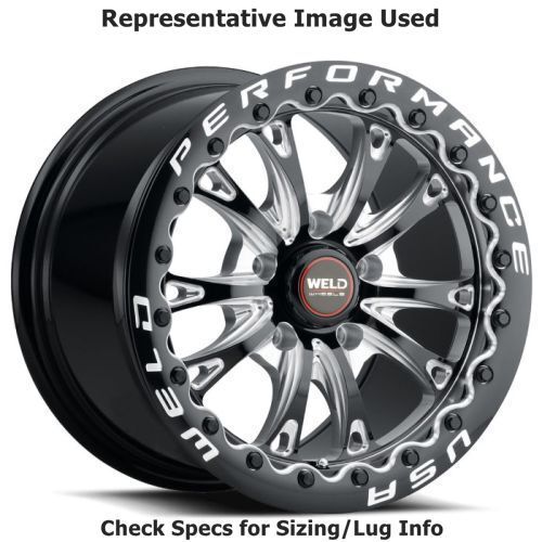 Weld Racing S908B0063P45 Belmont Beadlock 15"x10" Wheel - Gloss Black