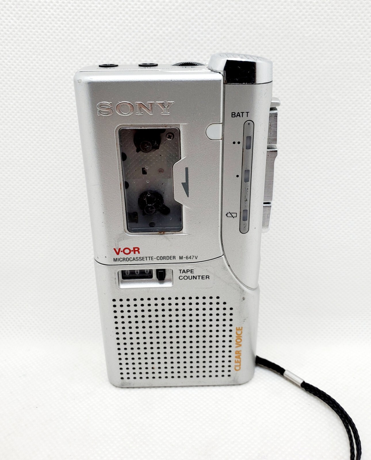 Sony Microcassette Recorder M647V Powers On For Parts Tape Belt eBay