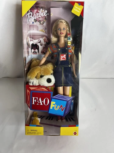 Barbie amusante noire FAO 1999 avec Patrick The Pup Mattel - Photo 1/5