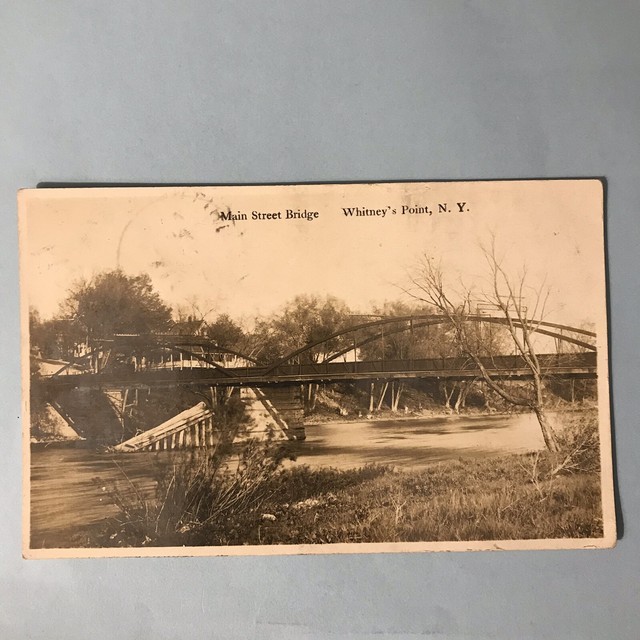 Whitney’s Point New York NY RPPC Photo Postcard 191019 Main Street