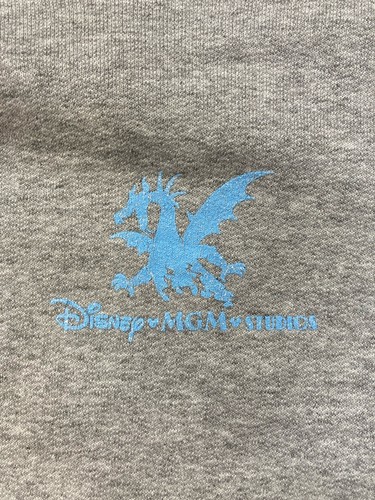 VINTAGE Disney Fantasmic Mickey Mouse Crewneck Sweatshirt Men XL Gray 90s - Picture 8 of 12