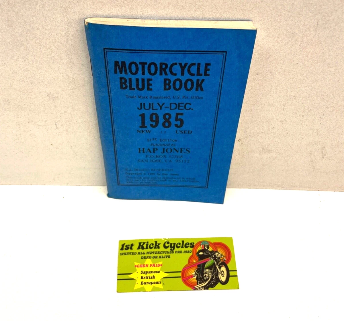 Blue book for motorcycles deals