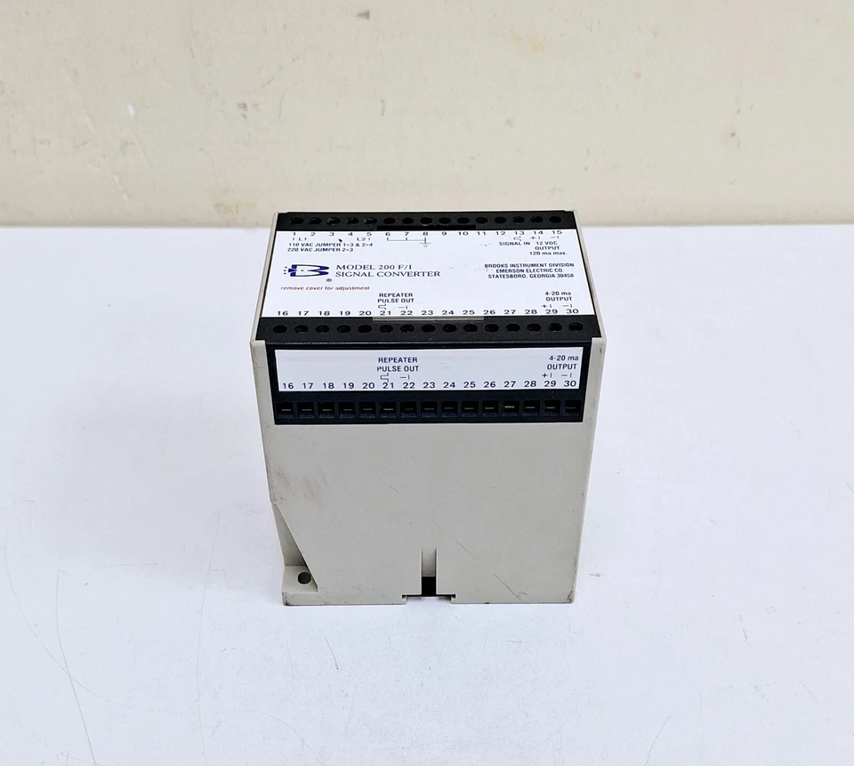 Brooks Instrument Model 200 F/I / 159495 Signal Converter - Image 3 of 4