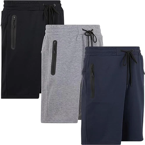 Men's Sweat Shorts Soft Casual Cotton French Terry Fleece Lounge Gym Workout Fit