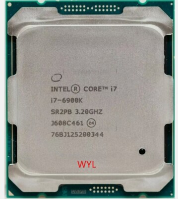 Intel Core i7-6900K SR2P8 3.2GHz 8-Core 16 Threads 140W LGA2011-3 CPU Processor