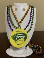  Hiram Walker Fruja Mango Mardi Gras Costume Necklaces Beads + 2