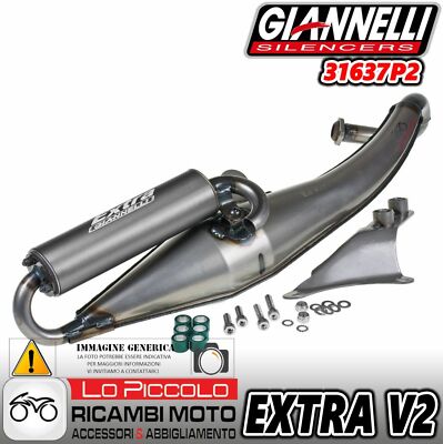 AUSPUFF GIANNELLI EXTRA V2 GILERA RUNNER IE 2002-2005 CODE 31637P2