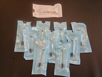 10 - Piece 3ML glass cartridges for V1 or V2 reusable pep pen