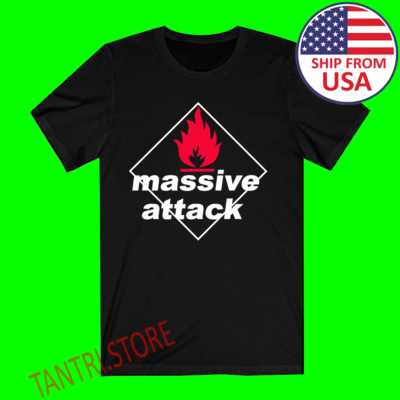 Massive Attack Tシャツ S ブラック Massive Attack Men's Black Size S to 3XL | eBay