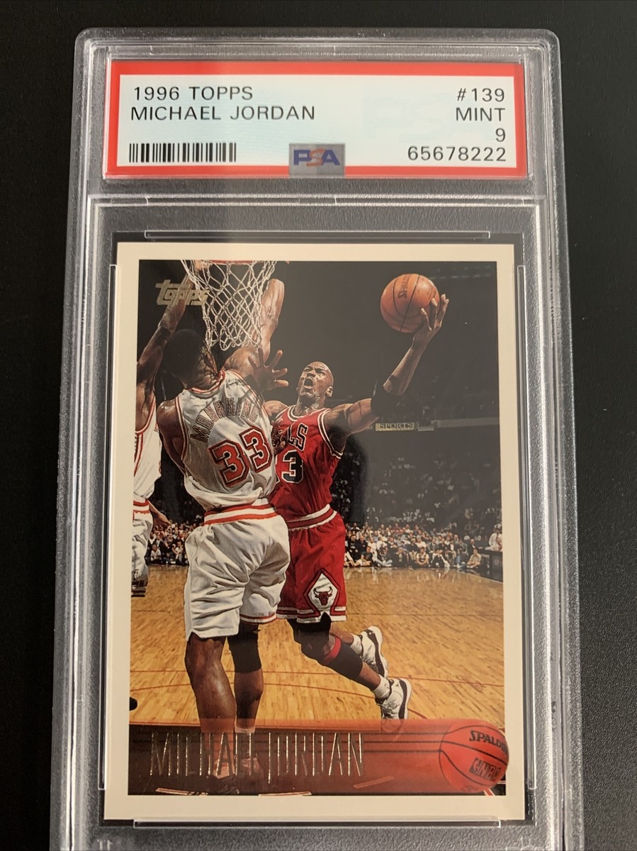 1996-97 Michael Jordan MINT PSA 9 Topps #139 **Kobe Rookie 1996-97 Michael Jordan MINT PSA 9 Topps #139 **Kobe Rookie