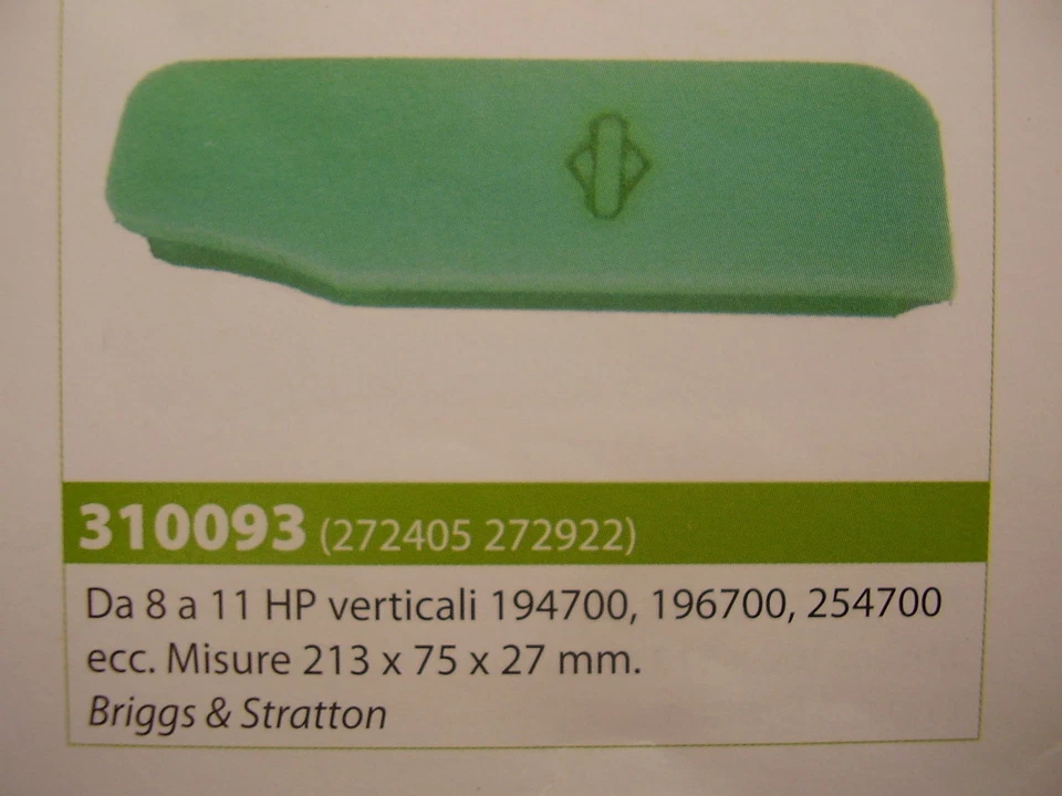 FILTRO ARIA MOTORE BRIGGS & STRATTON DA 8 A 11HP MODELLI VERTICALI 194700 - 1967