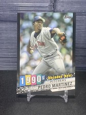 2020 Topps Pedro Martinez 1990s Decades’ Best Insert Black Parallel /299