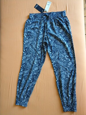 90s S OLIVER DAMEN DESIGNER SCHLUPFHOSE HAREMSHOSE PUMPHOSE GR. S BLAU DENIM NEU