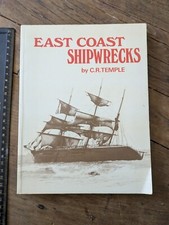 East Coast Shipwrecks. By, C.R. Temple. P/B 1976. Maritime History. Lifeboats