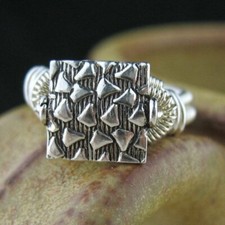 Silver Wire Wrapped Finger Ring