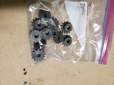 Tsubaki 25B13 Sprocket, 25 Chain Size, 1/4 Bore Dia., 13  Of Teeth