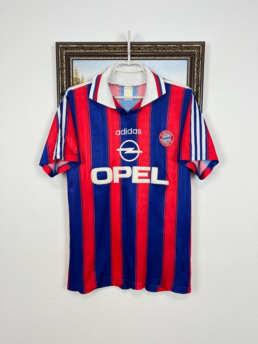 Vintage 90's Adidas Bayern Munich Football Shirt #7 Scholl Mens