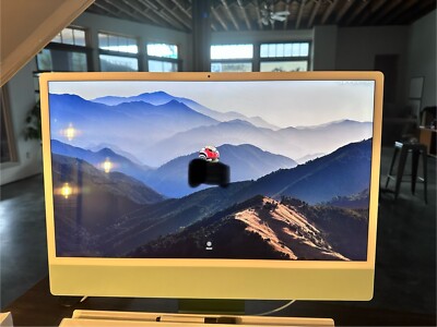 Apple iMac 24'' (256GB SSD, Apple M1, 3.20GHz, 8GB, 7-Core GPU) Green - MJV83LL/A