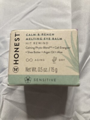 Honest Beauty Calm & Renew Melting Eye Balm .5 oz New in Box #503