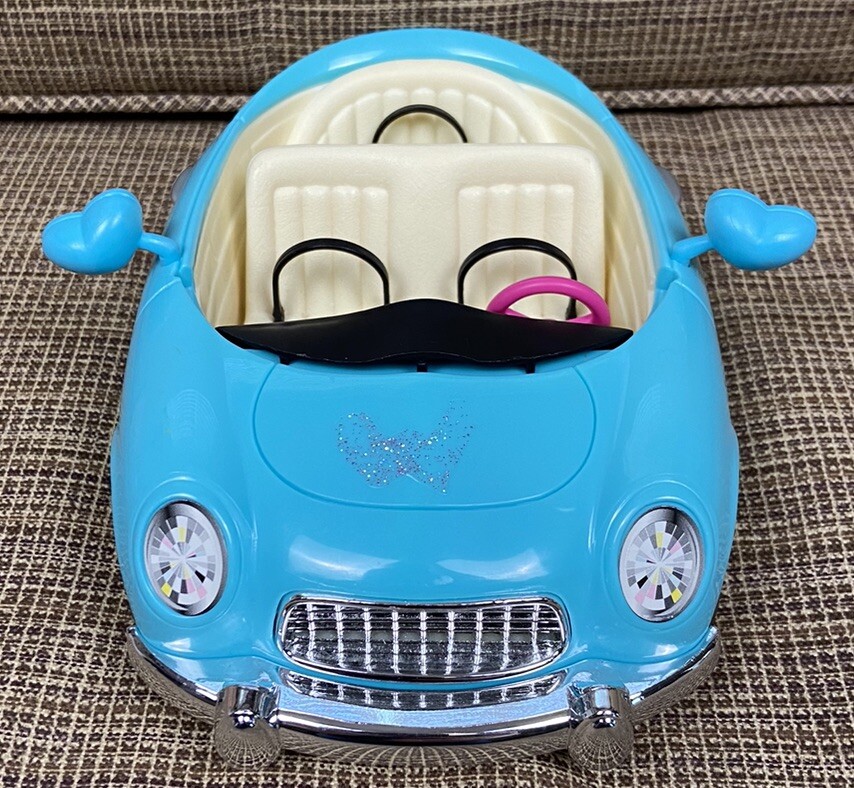 2005 Mattel Shorties Dolls Kickin' Cruiser Convertible Car 3 Wheel
