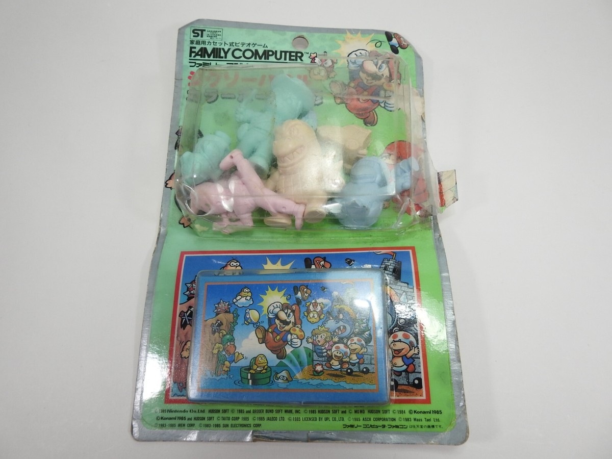Vintage Super Mario Bros. Keshi Figures Japan Nintendo Famicom