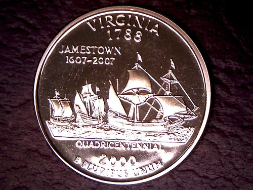 2000 S 25C VIRGINIA Proof 50 States Quarter **Free Shipping**