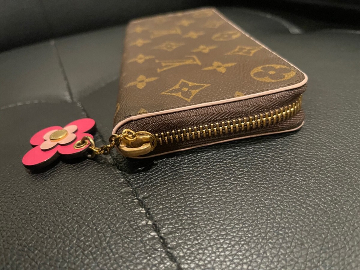 Louis Vuitton Clemence Wallet Limited Edition Blooming Flowers
