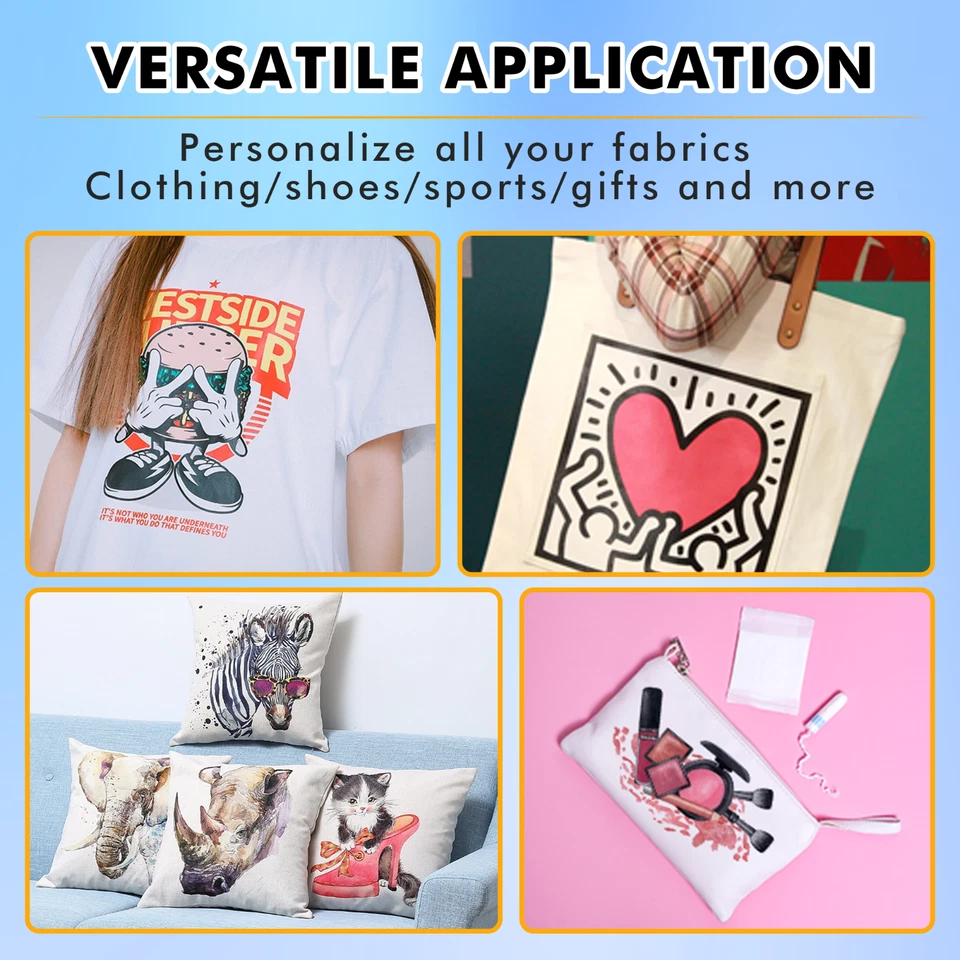 500 PK Bulk Iron-on Heat Transfer Paper Light Red Grid for Inkjet Laser Cutter - Image 3 of 4