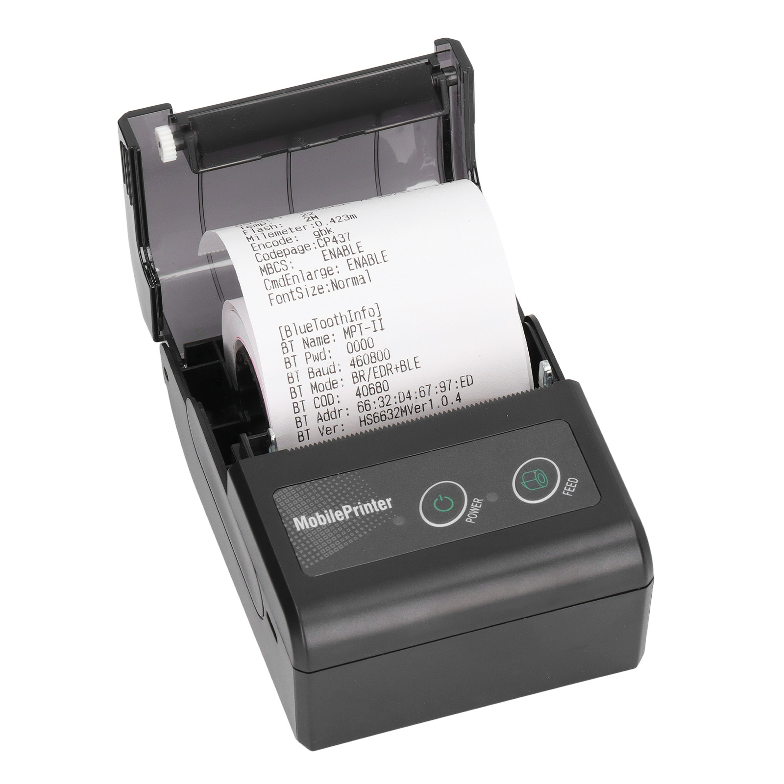 BT Receipt Printer Smartphone Control Thermal Label Printer Receipts
