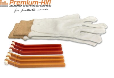 Reinigungsstäbchen (3x rot, 3x orange),1 Baumwollhandschuh für Studer Revox C270