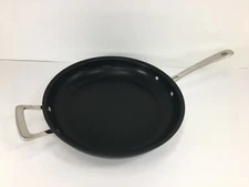 (2) All-Clad B1 Hard Anodized Nonstick 12-Inch Fry Pan w/helper Handle (SCRATCH)
