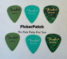 FENDER MEDIUM 351 Plettri per chitarra Surf Green - Verde Moto 12 plettri #127