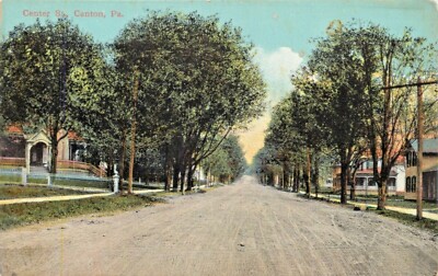 A View Of Center Street, Canton, Pennsylvania PA
