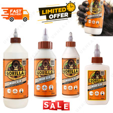 Gorilla Wood Glue Water Resistant PVA Strong Fast Bond Non Foaming Adhesive UK