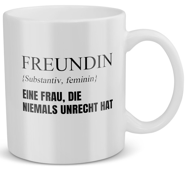 Freundin Geschenk Jahrestag Tasse Valentinstag Frauen Geburtstag Weihnachten-image