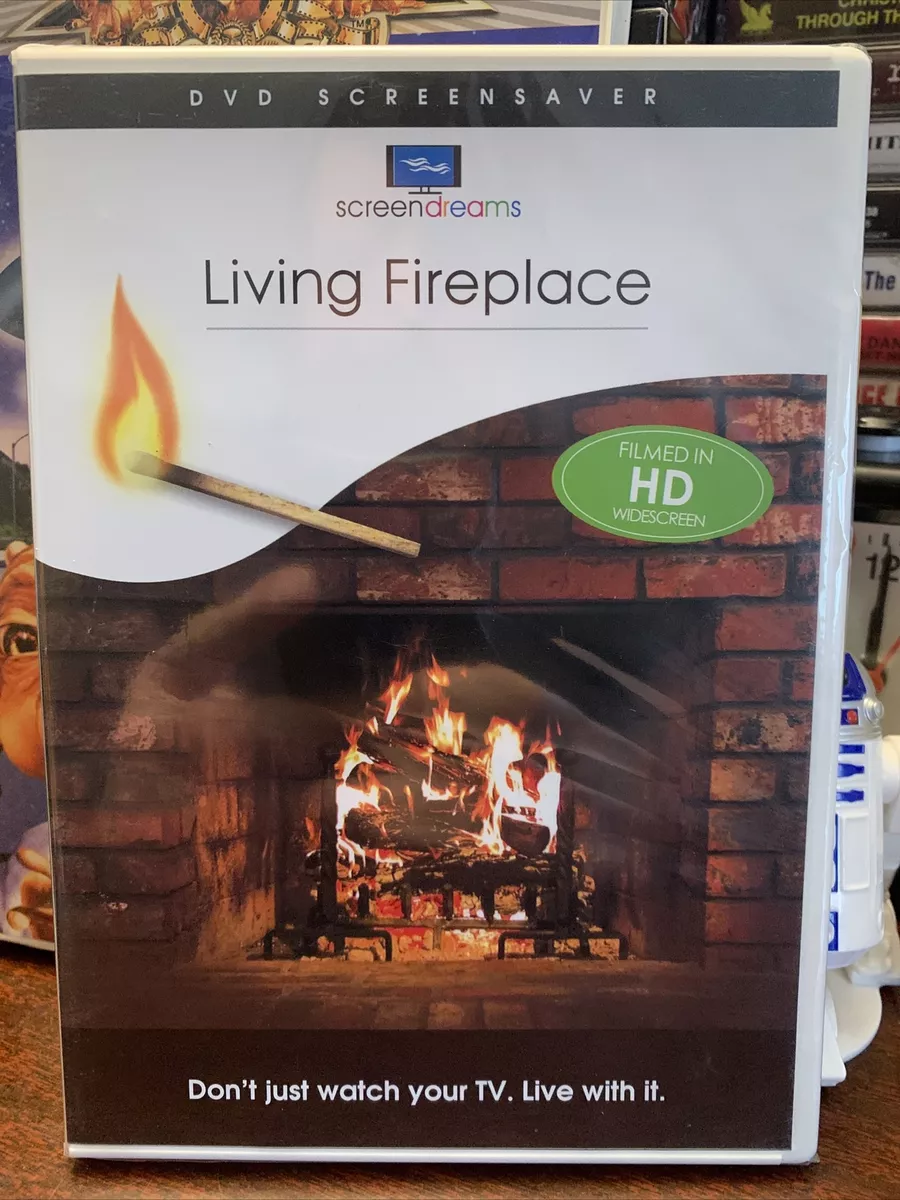 Living Fireplace - DVD screensaver by screendreams - HD widescreen