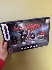 FisherPrice 4 Little People Houston Texans Heart Hustle H.Town Collector Set NIB