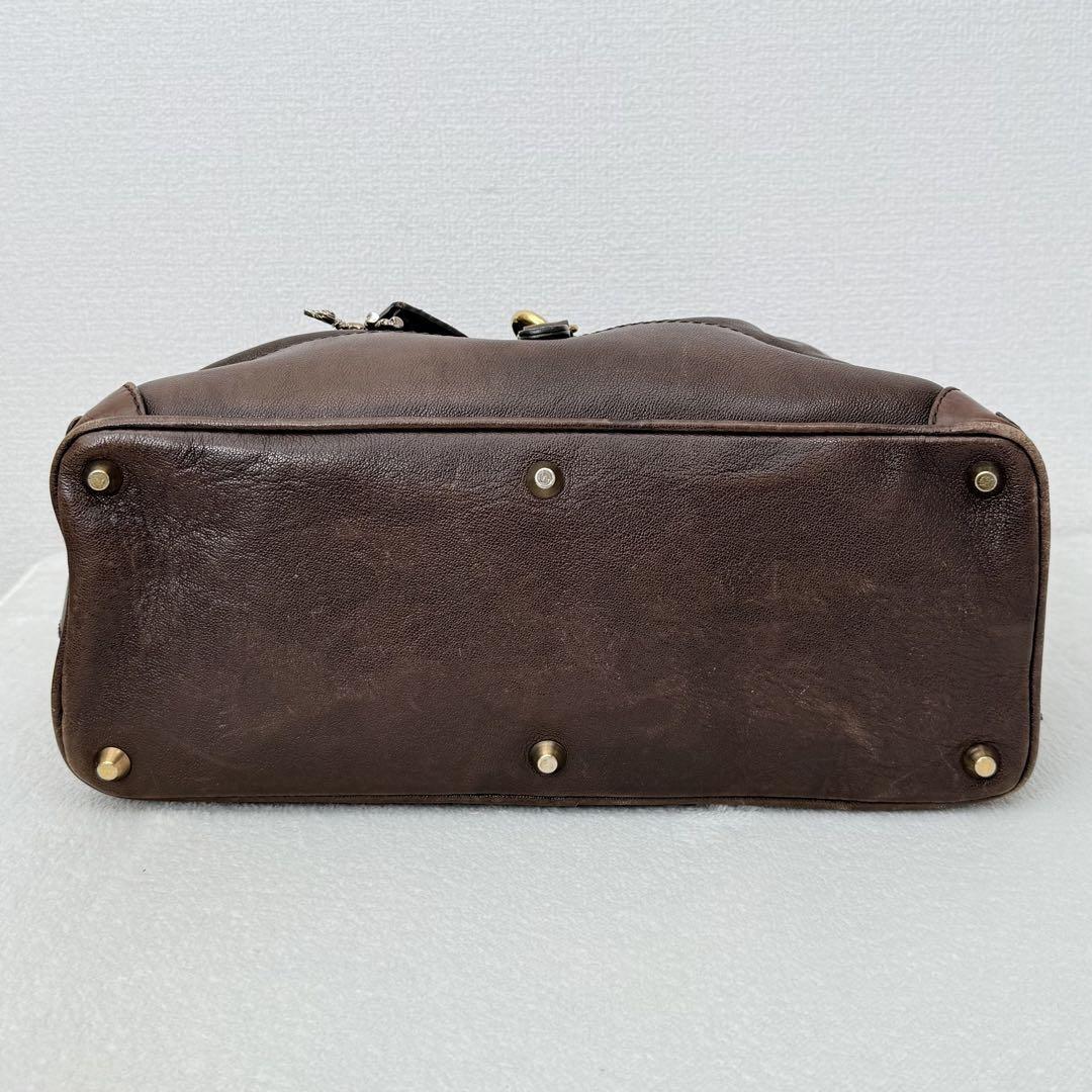 Chloe Kerala Boston Bag Dark Brown Leather Gold Hardware Y2K Chloe Kerala Boston Bag Dark Brown Leather Gold Hardware Y2K