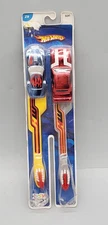 Hot Wheels Toothbrush 2 Pack Red Car Blue Car Soft Zooth Brush Z9