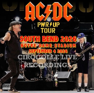 AC/DC South Bend 2026 Angus Young Brian Johnson 2CD