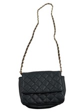 Even&Odd Borsa a Tracolla Donna Nera Trapuntata Elegante