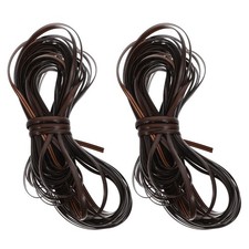 2 Rolls Rattan Repair Materials Supplies Plastic Wicker Kit Chair Cane Webbing