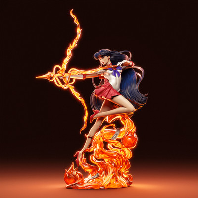 Rei Hino - CA 3D Studios Miniatures Resin DND RPG Tabletop Display Games