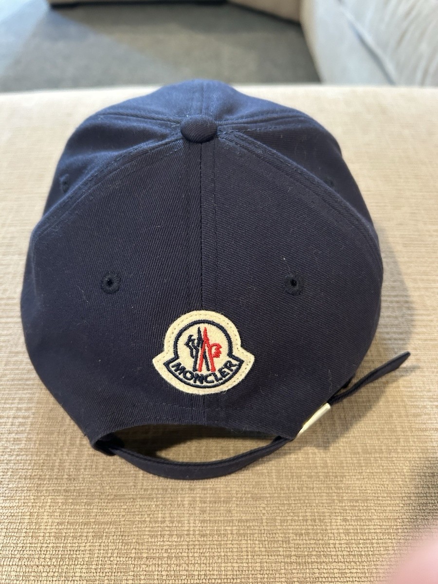 $360 MSRP Moncler World Boxing Championships Hat Navy Excellent | eBay